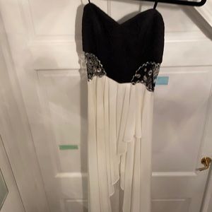 Black and white. High low.